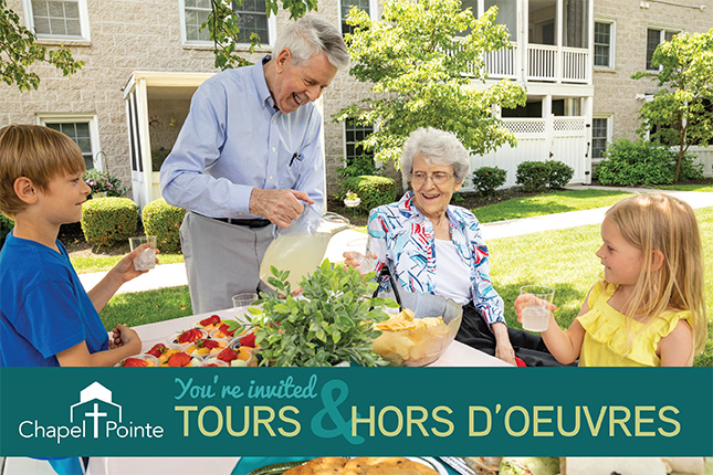 Register Today: Tours & Hors d'oeuvres